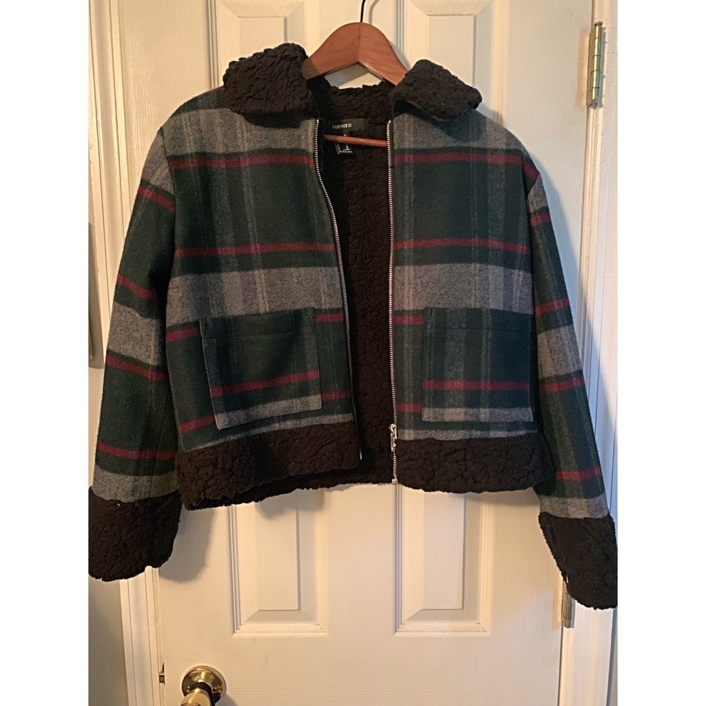 Plaid forever 21 jacket